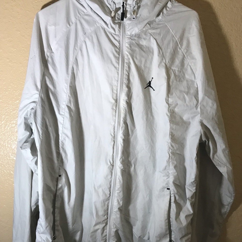 White Jordan Windbreaker
